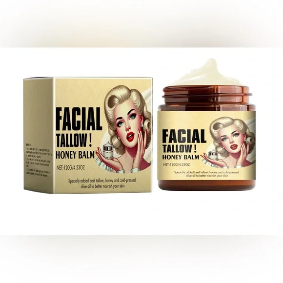 Hydrating Nourishing Whipped Beef Tallow and Honey Balm. - Picture 3 of 3